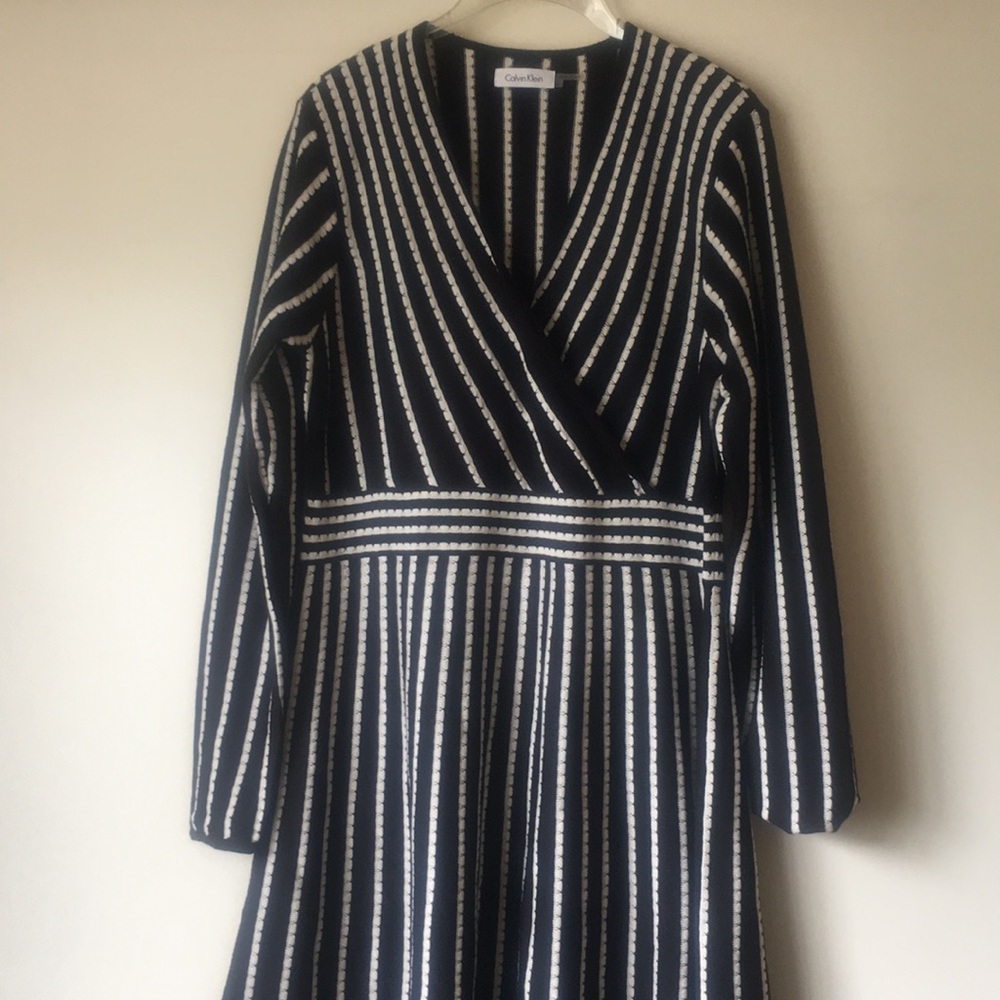 Calvin Klein Sweater Dress Sz L